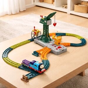 Fisher-Price Thomas & Friends Talking Cranky Delivery Train Set Sounds & Phrases
